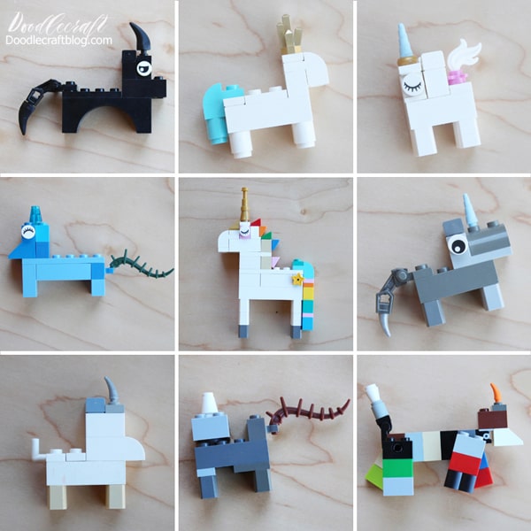 How to Build: Lego Unicorn Instructions--10 ways!